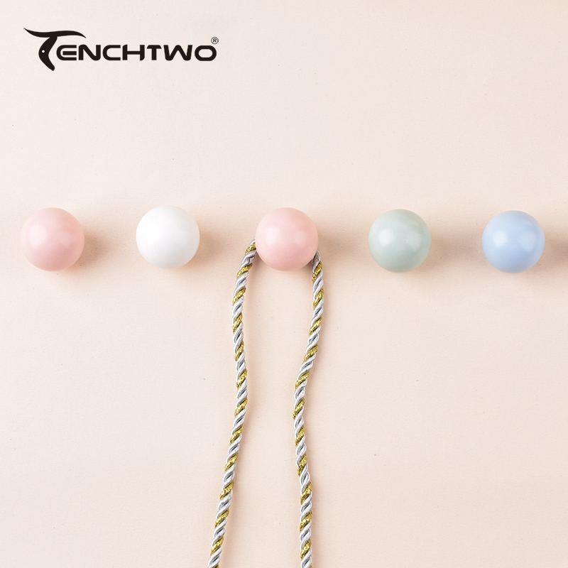 Furniture Hardware Kit - Crochet rond en céramique, crochet de