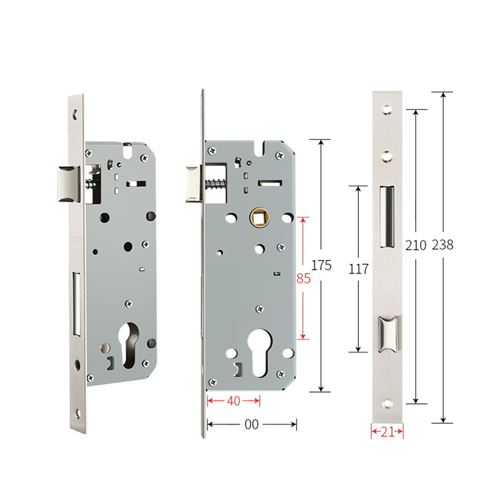 Furniture Hardware Fittings - Serrure de porte en métal 8520/8525/8530/8535,