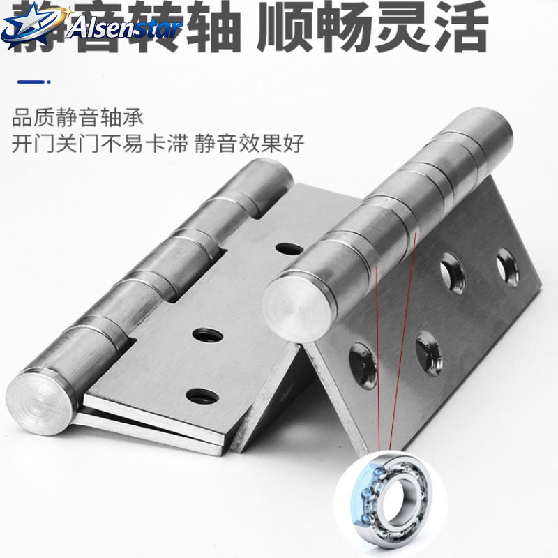 Quality Furniture Hardware - Charnières de porte plates de 4