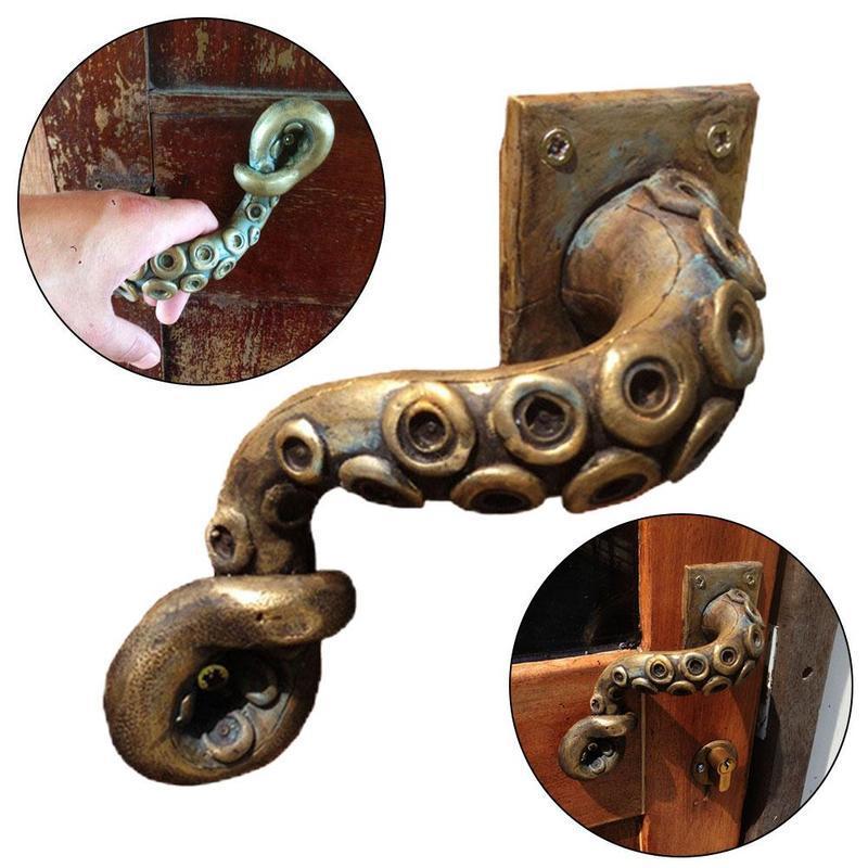 Furniture Hardware Kit - Bouton de porte pieuvre vintage, style
