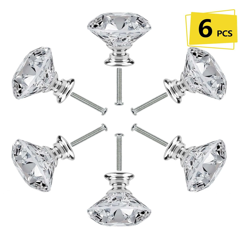 Furniture Hardware Kit - Lot de 6 boutons de meuble