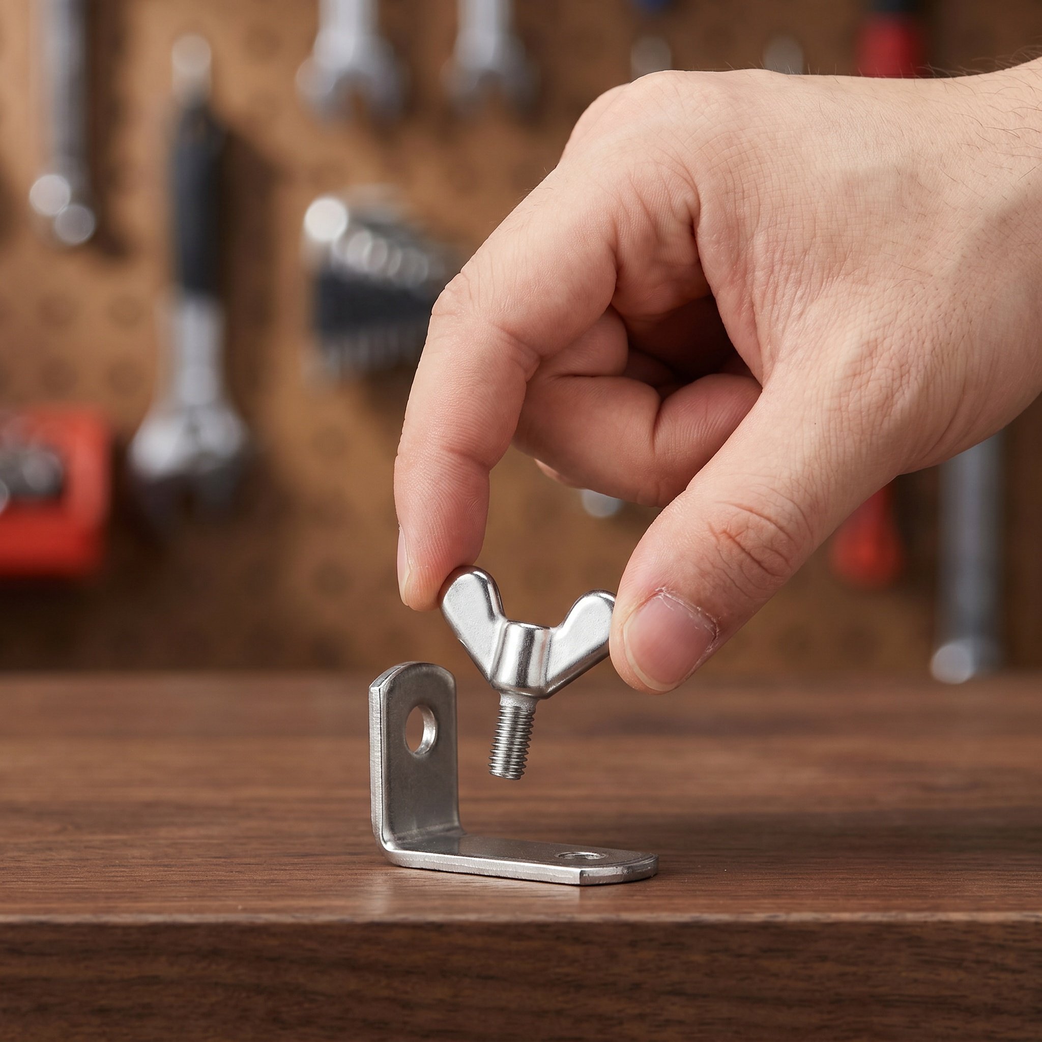 Furniture Hardware Fasteners - 2 vis à écrou papillon en