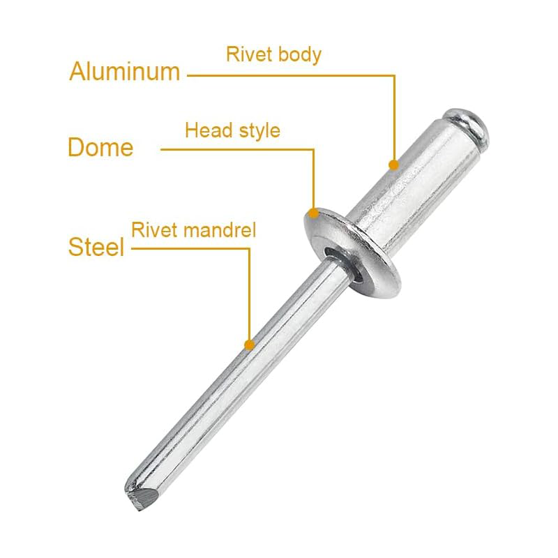 Rivets aveugles à tête de dôme - Furniture Hardware Fasteners avis et prix