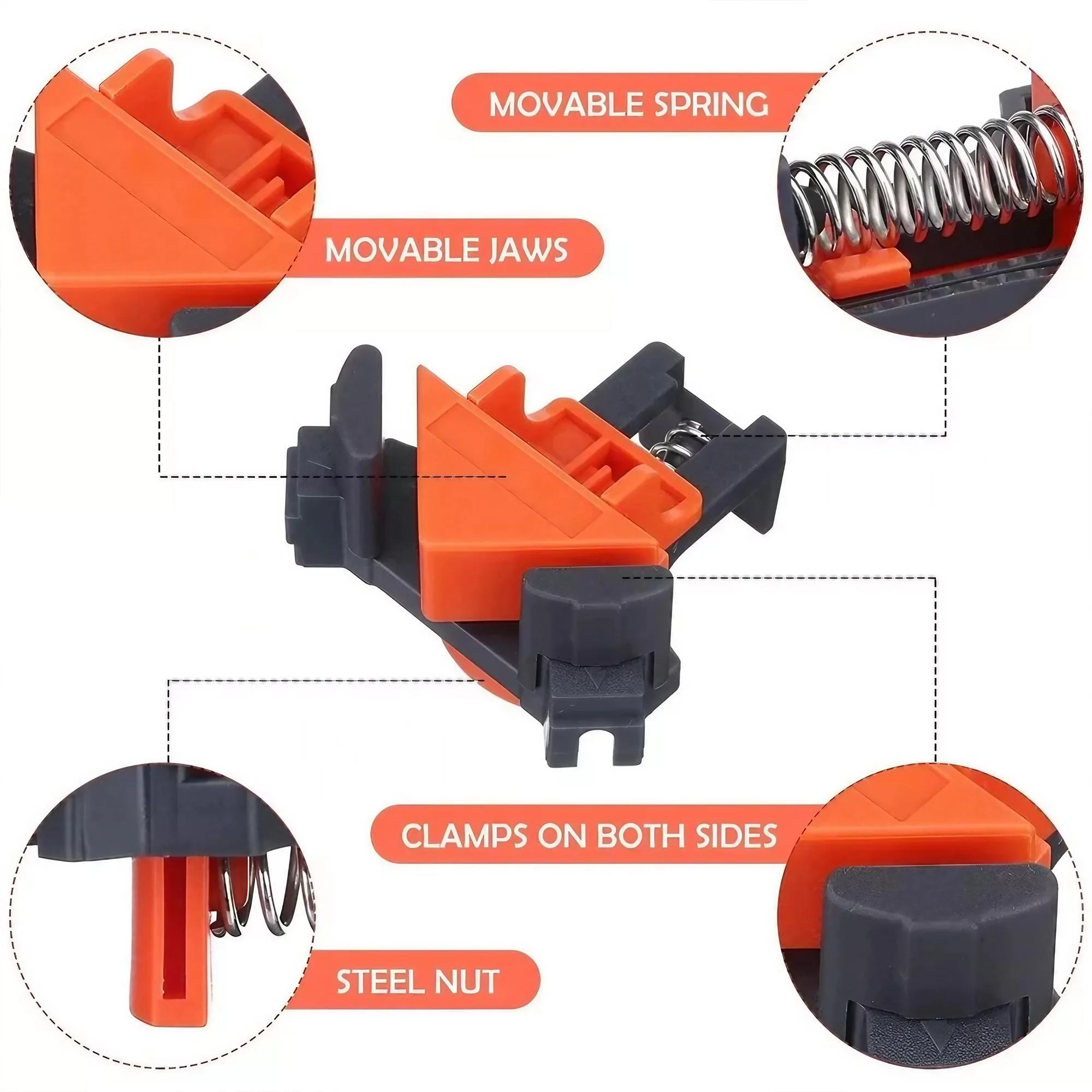 Pince d'angle premium à 90 deg - Furniture Hardware Kit avis et prix