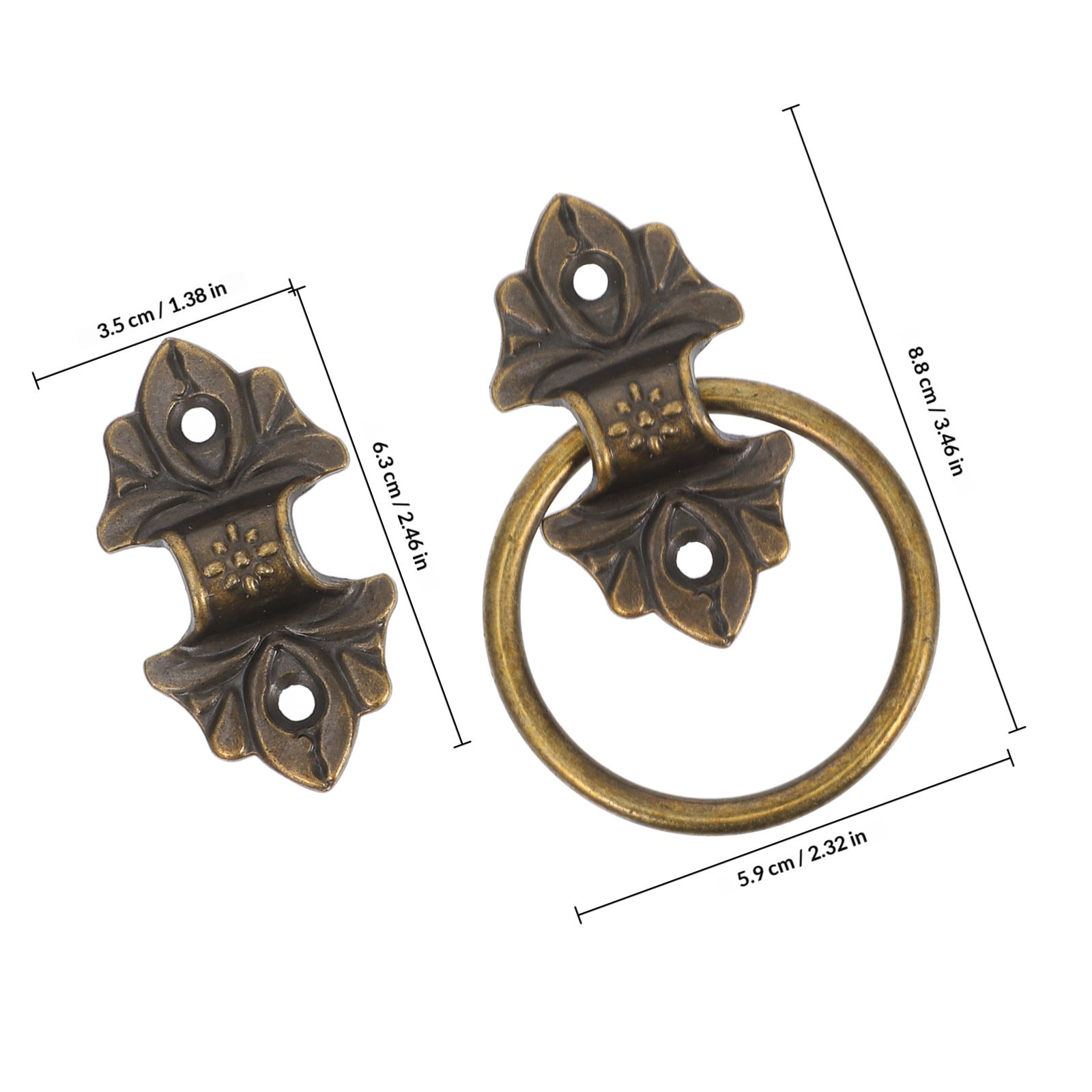 2 poignées de meuble de style  - Vintage Furniture Hardware Replacement avis et prix
