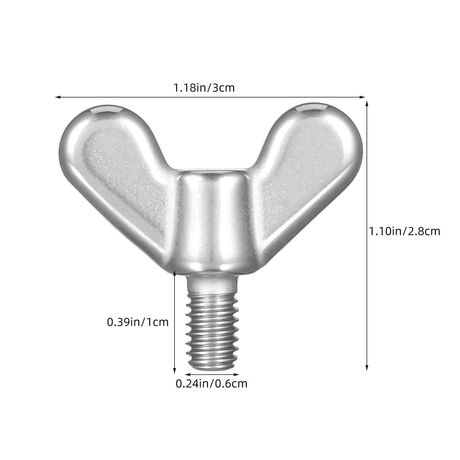2 vis à écrou papillon en acie - Furniture Hardware Fasteners avis et prix